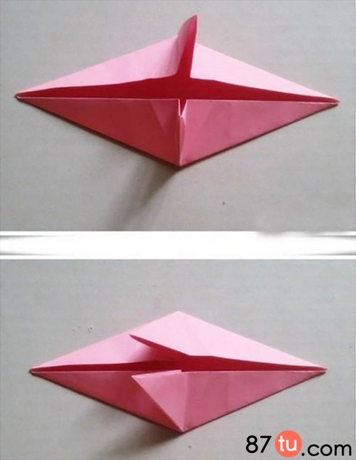 親子手工精致的小雨傘折紙圖解教程