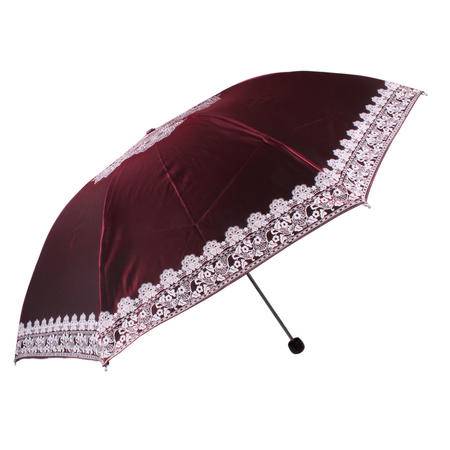 天堂傘蕾絲諜影變色閃光布黑膠三折晴雨傘防紫外線遮陽傘太陽傘圖片大全 郵樂官方網站