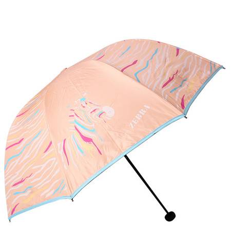 天堂傘彩紋斑馬 黑膠防紫外線超輕三折晴雨傘遮陽傘圖片大全 郵樂官方網站