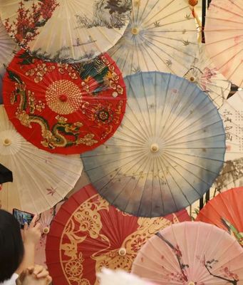 非遺油紙傘體驗|天青色等煙雨,我在等你