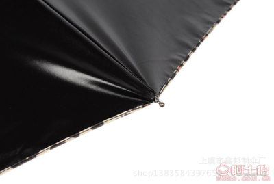 【鑫邦廠家直銷現貨供應歐美時尚創意豹紋遮陽傘超強防曬三折傘晴雨傘011】紹興市上虞鑫邦制傘廠 - 產品庫